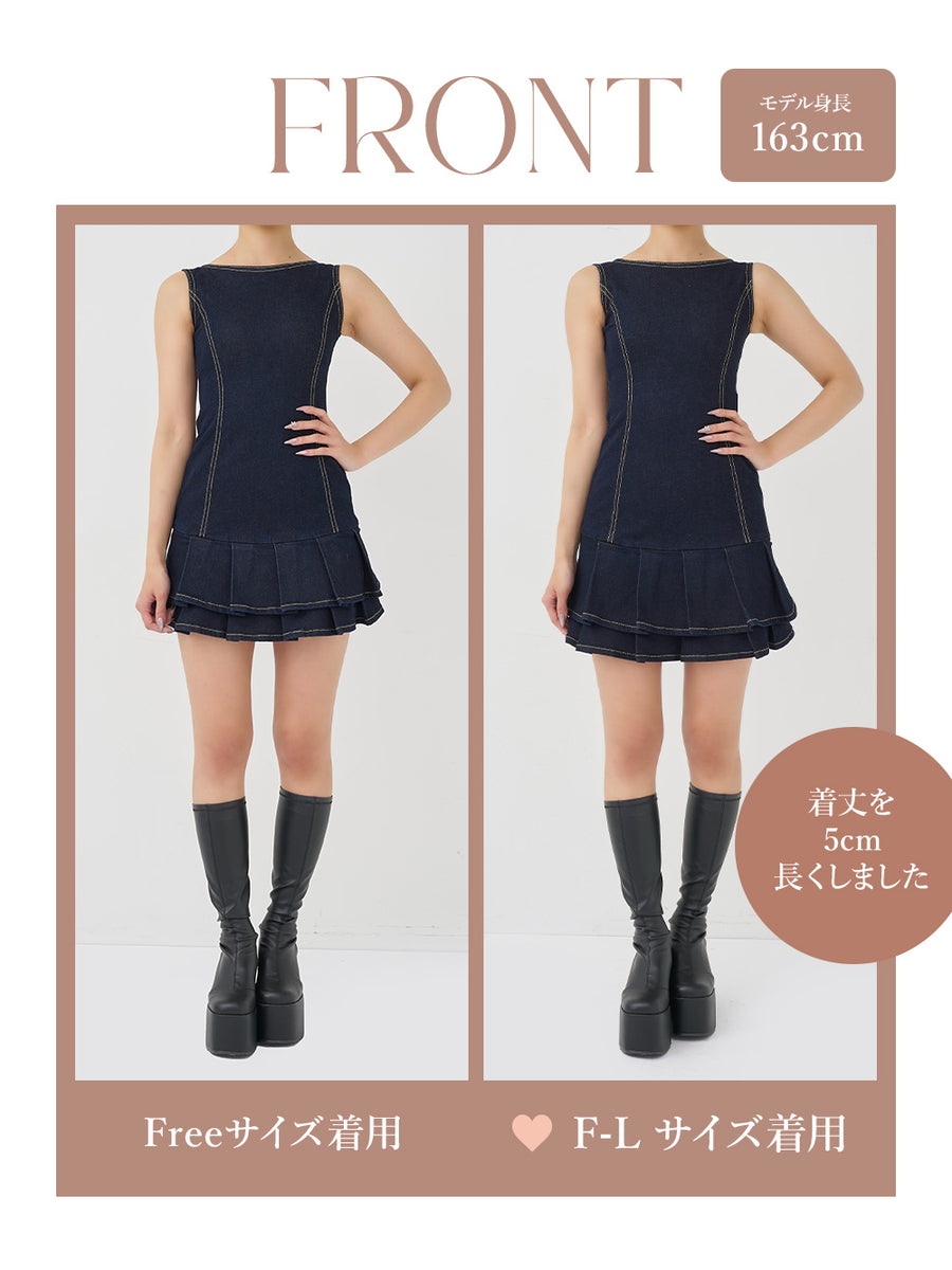 モデル：163cm（着用サイズ：FREE/F-L　着用カラー：IND）
