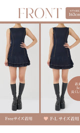 モデル：163cm（着用サイズ：FREE/F-L　着用カラー：IND）
