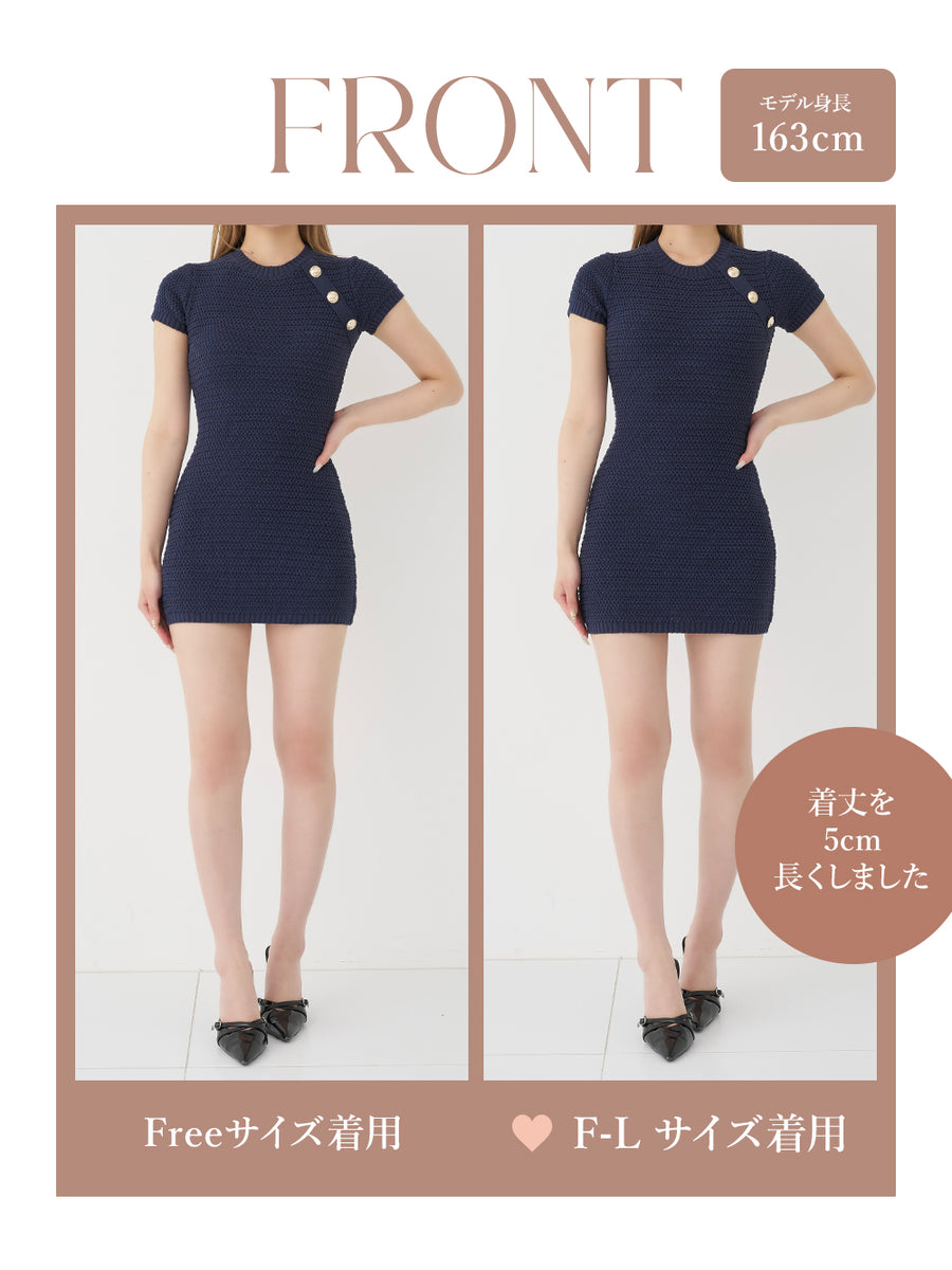 モデル：163cm（着用サイズ：FREE/F-L　着用カラー：NVY）