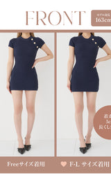 モデル：163cm（着用サイズ：FREE/F-L　着用カラー：NVY）