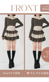 モデル：165cm（着用サイズ：FREE/F-L　着用カラー：C-GRY）