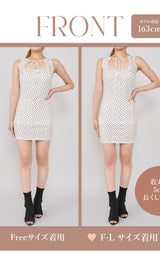 モデル：163cm（着用サイズ：FREE/F-L　着用カラー：WHT）