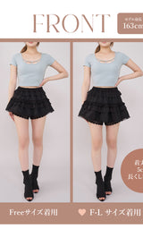 モデル：163cm（着用サイズ：FREE/F-L着用カラー：BLK)
