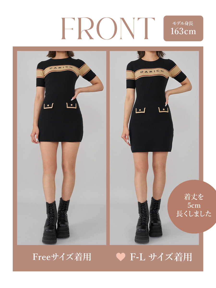 モデル：163cm（着用サイズ：FREE/F-L　着用カラー：BLK）