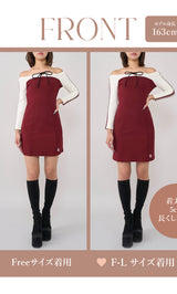 モデル：163cm（着用サイズ：FREE/F-L　着用カラー：BRD）