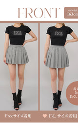 モデル：163cm（着用サイズ：FREE/F-L　着用カラー：GRY）