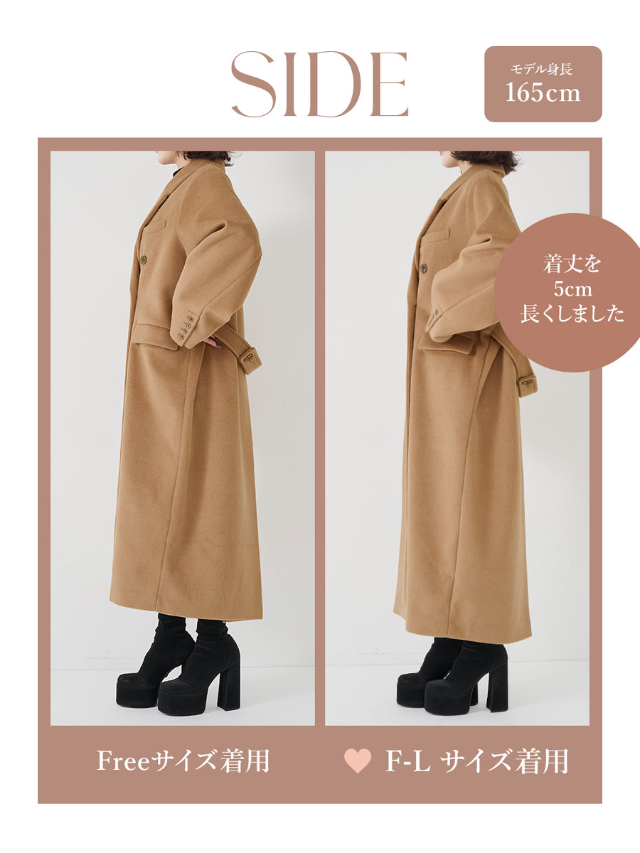 モデル：165cm（着用サイズ：FREE/F-L　着用カラー：CAM）
