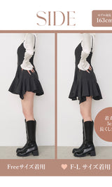 モデル：163cm（着用サイズ：FREE/F-L　着用カラー：C-GRY）