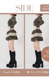 モデル：165cm（着用サイズ：FREE/F-L　着用カラー：C-GRY）