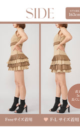 モデル：163cm（着用サイズ：FREE　着用カラー：BEG）