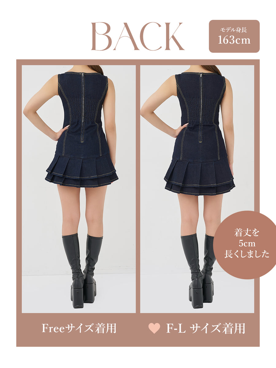 モデル：163cm（着用サイズ：FREE/F-L　着用カラー：IND）