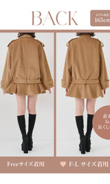 モデル：165cm（着用サイズ：FREE/F-L　着用カラー：CAM）