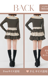 モデル：165cm（着用サイズ：FREE/F-L　着用カラー：C-GRY）