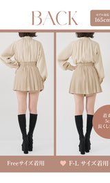 モデル：165cm（着用サイズ：FREE/F-L　着用カラー：IVO）