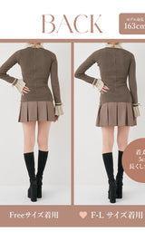 モデル：163cm（着用サイズ：FREE/F-L　着用カラー：MOC）