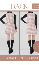 モデル：165cm（着用サイズ：FREE/F-L　着用カラー：PNK）