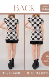 モデル：163cm（着用サイズ：FREE/F-L　着用カラー：GRY）