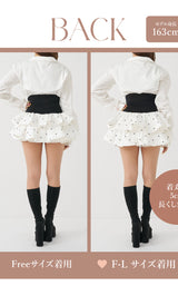 モデル：163cm（着用サイズ：FREE/F-L　着用カラー：BLK）