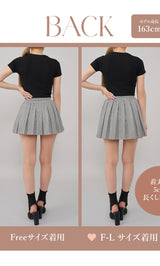 モデル：163cm（着用サイズ：FREE/F-L　着用カラー：GRY）