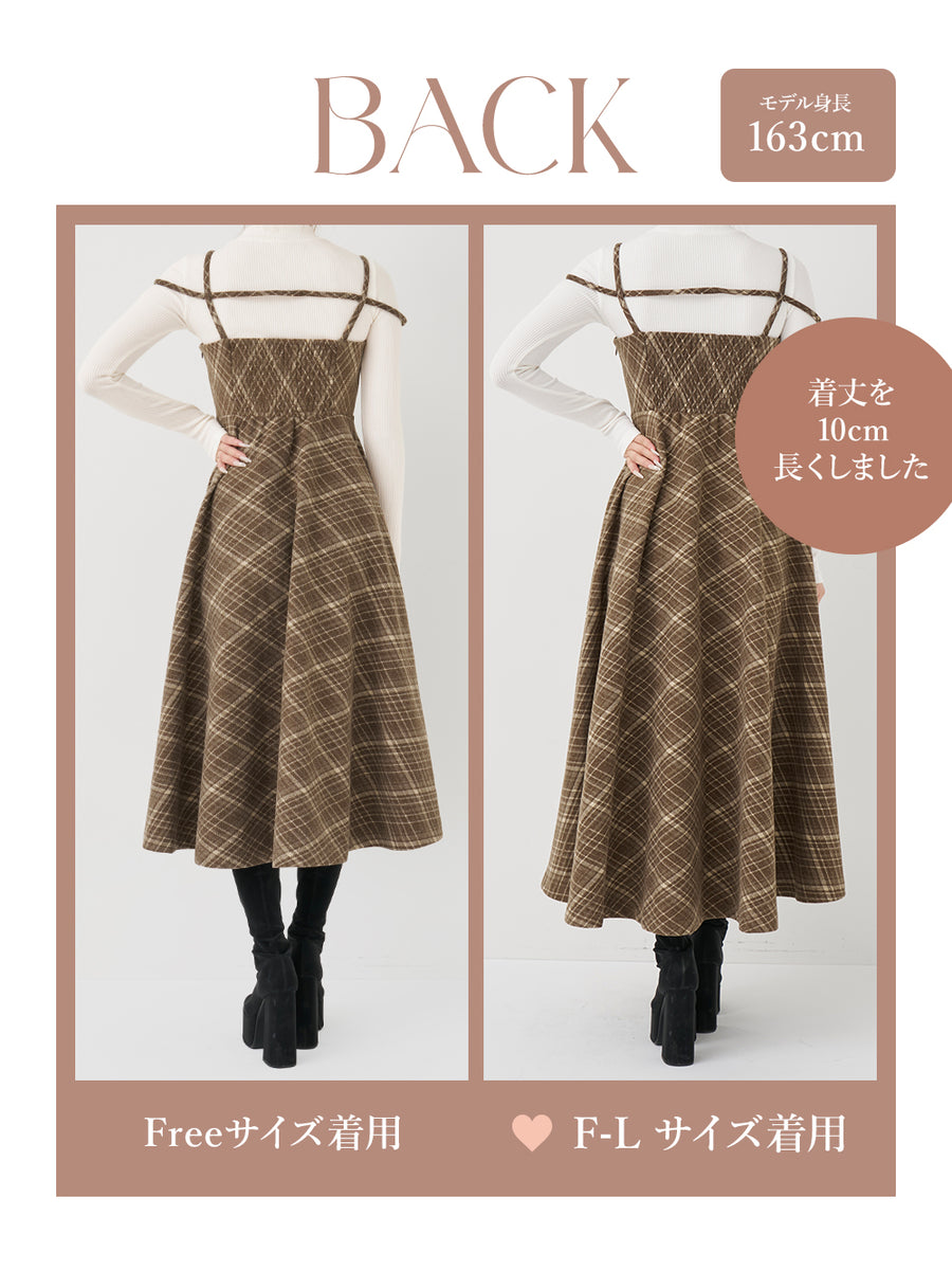 モデル：163cm（着用サイズ：FREE/F-L　着用カラー：MOC）