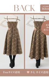 モデル：163cm（着用サイズ：FREE/F-L　着用カラー：MOC）