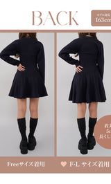 モデル：163cm（着用サイズ：FREE/F-L　着用カラー：NVY）