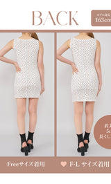 モデル：163cm（着用サイズ：FREE/F-L　着用カラー：WHT）