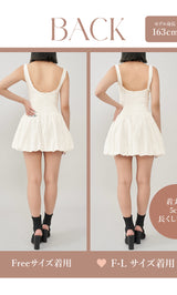 モデル：163cm（着用サイズ：FREE/F-L　着用カラー：WHT）