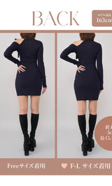 モデル：163cm（着用サイズ：FREE/F-L　着用カラー：NVY）