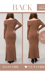 モデル：148cm（着用サイズ：F-S/FREE　着用カラー：MOC）