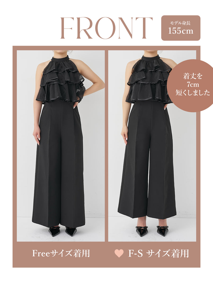 モデル：155cm（着用サイズ：F-S/FREE　着用カラー：BLK）