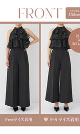 モデル：155cm（着用サイズ：F-S/FREE　着用カラー：BLK）