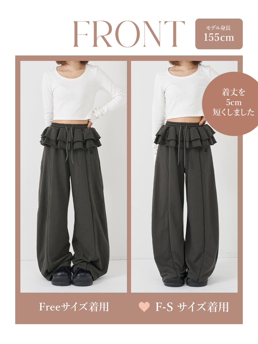 モデル：155cm（着用サイズ：F-S/FREE　着用カラー：C-GRY）