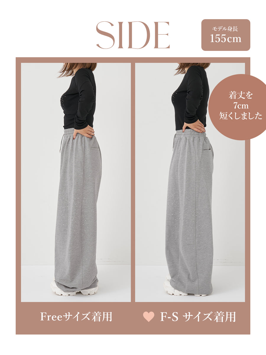 モデル：155cm（着用サイズ：F-S/FREE　着用カラー：GRY）