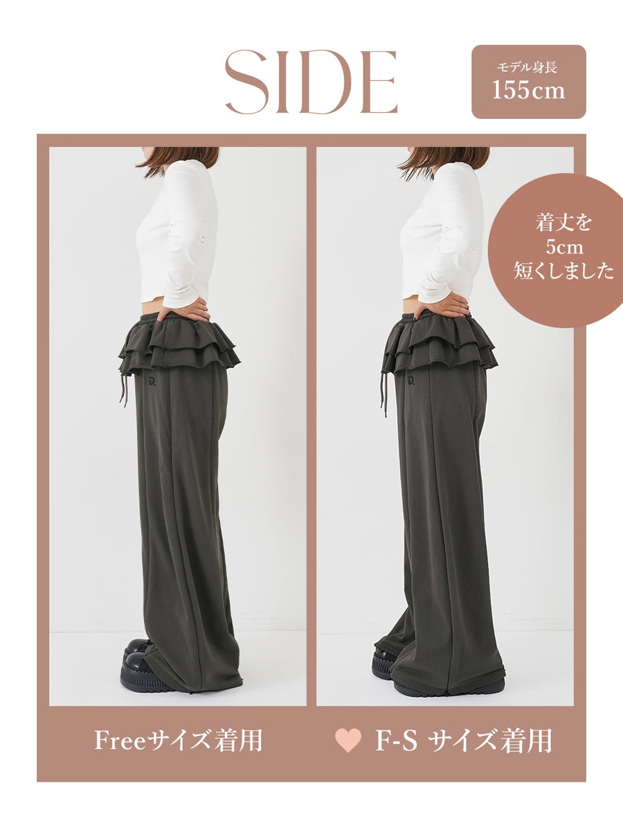 モデル：155cm（着用サイズ：F-S/FREE　着用カラー：C-GRY）