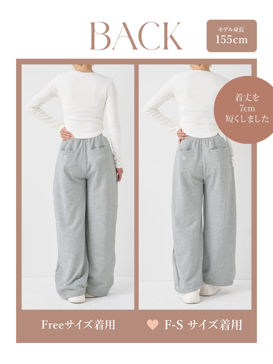 モデル：155cm（着用サイズ：F-S/FREE　着用カラー：GRY）