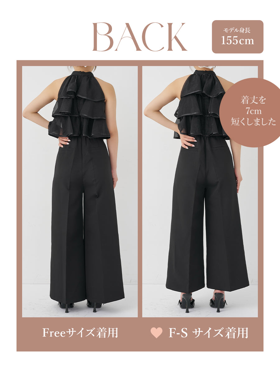 モデル：155cm（着用サイズ：F-S/FREE　着用カラー：BLK）
