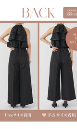 モデル：155cm（着用サイズ：F-S/FREE　着用カラー：BLK）
