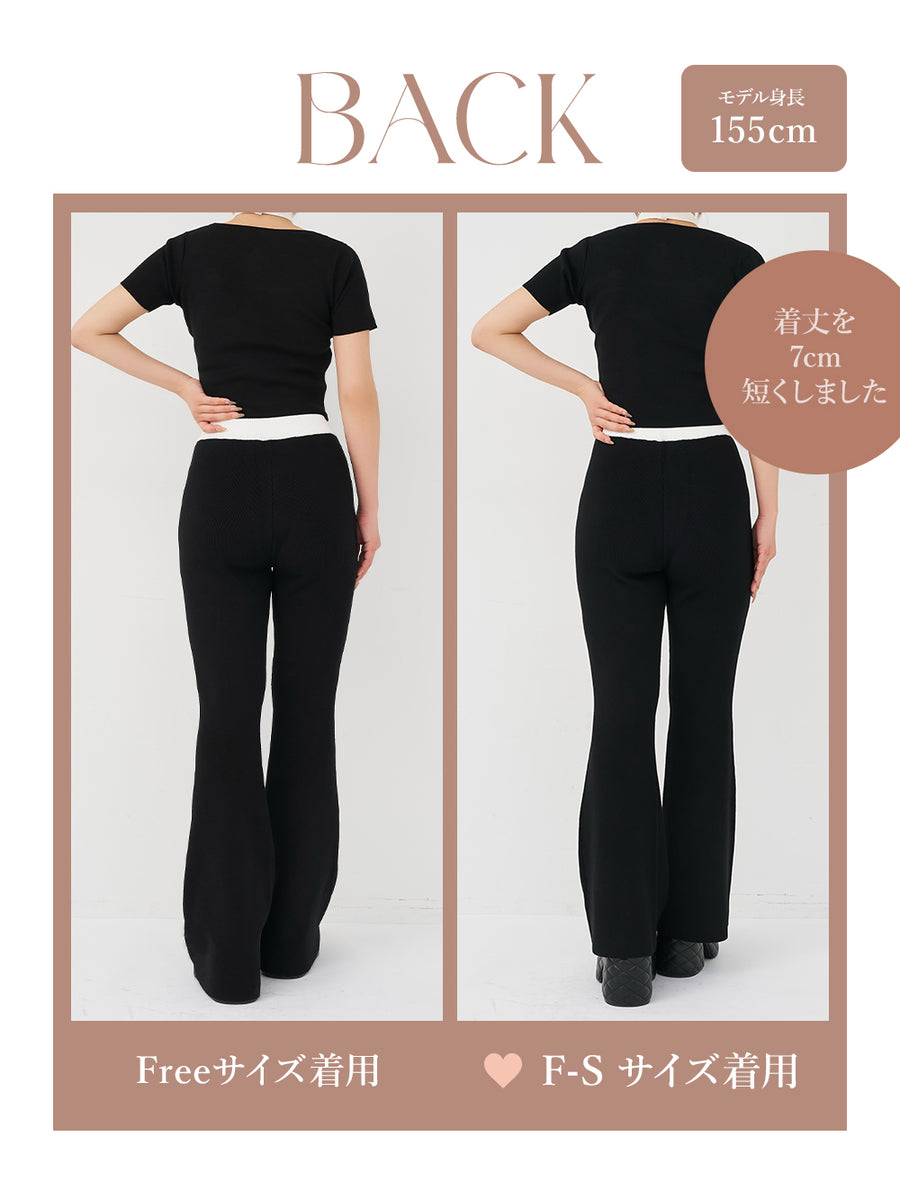 モデル：155cm（着用サイズ：F-S/FREE　着用カラー：BLK）