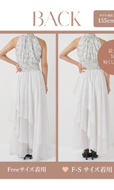 アメスリギャザーシフォンロングワンピース – Darich (ダーリッチ)