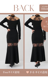 ポイントレースカットロングワンピース – Darich (ダーリッチ)