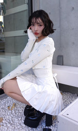 モデル：155cm（着用サイズ：FREE　着用カラー：WHT）