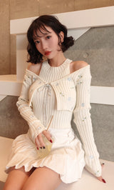 モデル：155cm（着用サイズ：FREE　着用カラー：WHT）