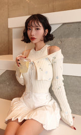 モデル：155cm（着用サイズ：FREE　着用カラー：WHT）