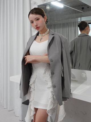 モデル：155cm（着用サイズ：FREE　着用カラー：GRY）
