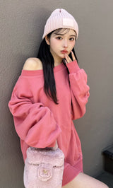 モデル：160cm（着用サイズ：FREE　着用カラー：PNK）