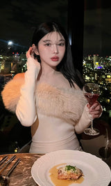 モデル：160cm（着用サイズ：FREE　着用カラー：IVO）