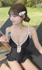 モデル：159cm（着用サイズ：FREE　着用カラー：BLK）