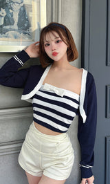 モデル：158cm（着用サイズ：FREE　着用カラー：NVY）