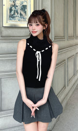 モデル：158cm（着用サイズ：FREE　着用カラー：BLK）